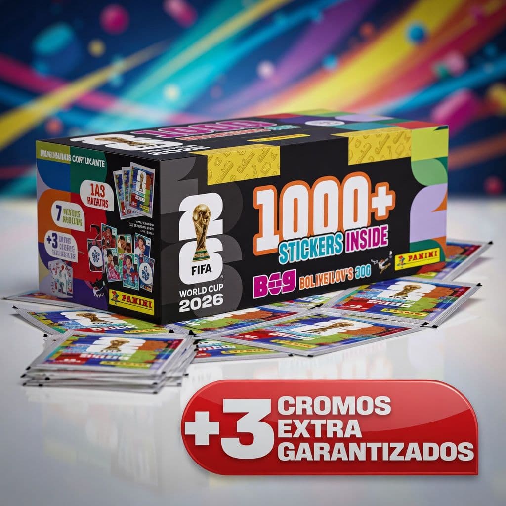 Caja XL · 1000+ figuritas