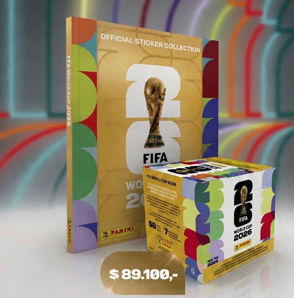 Combo Álbum Dorado Tapa Dura + 150 sobres
